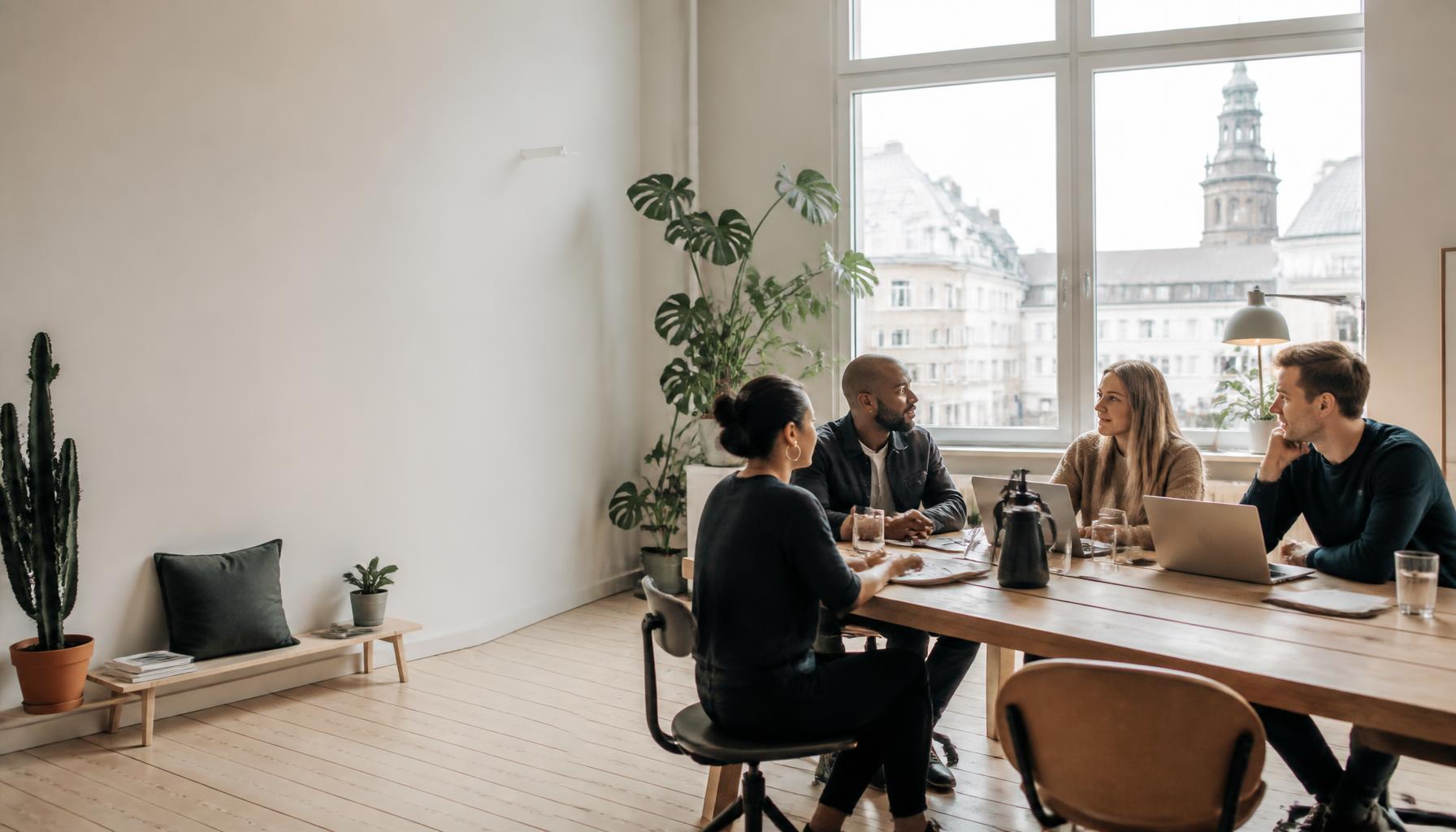 Moderne kontorfællesskab i København